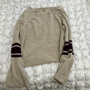 True craft tan sweater